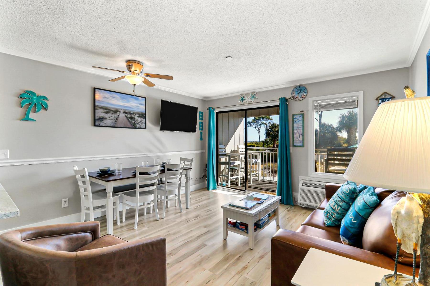 Ocean Dunes #111, In Coligny Beach, 43 S Forest Dr, Hilton Head Sc, Oceanfront Condo, Heated Pool, By Vacation Hhi *