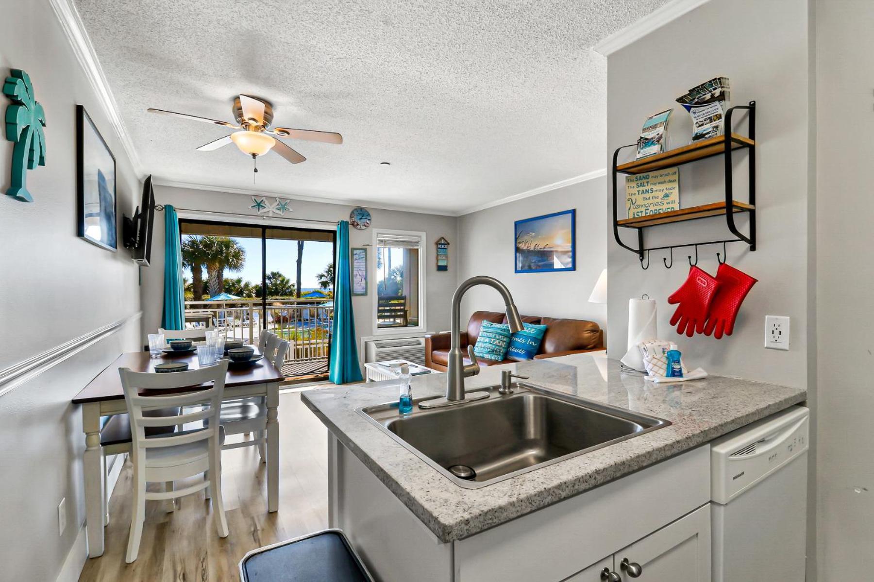 Ocean Dunes #111, In Coligny Beach, 43 S Forest Dr, Hilton Head Sc, Oceanfront Condo, Heated Pool, By Vacation Hhi